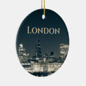 London Skyline Panorama Urban Souvenir Geschenk Keramik Ornament (Rechts)