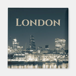 London Skyline Panorama Urban Souvenir Geschenk Magnet