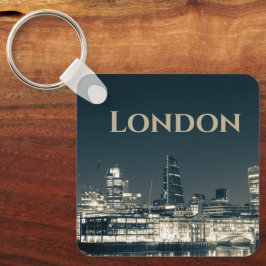 London Skyline Panorama Urban Souvenir Geschenk Schlüsselanhänger