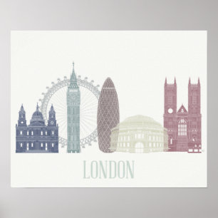 London Skyline Poster