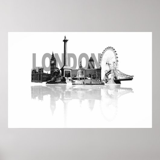 London Skyline Poster (Vorne)