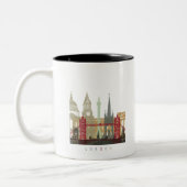 London skyline poster zweifarbige tasse (Links)