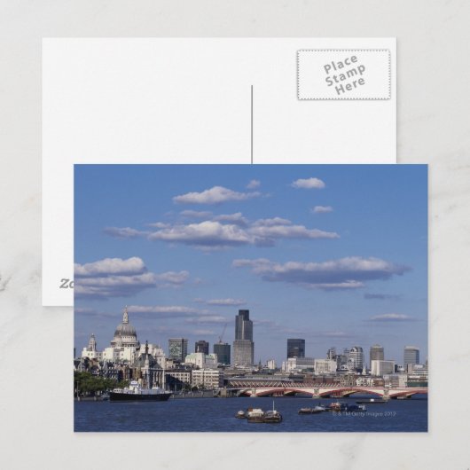London Skyline Postkarte (Vorne/Hinten)
