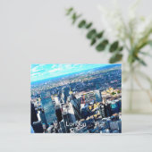 London Skyline Postkarte (Stehend Vorderseite)