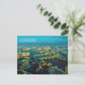 London Skyline Postkarte (Stehend Vorderseite)