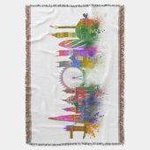 London Skyline - Rainbow Decke (Vorderseite Vertikal)