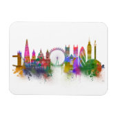London Skyline - Rainbow Magnet (Horizontal)