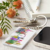 London Skyline - Rainbow Schlüsselanhänger (Vorderseite rechts)