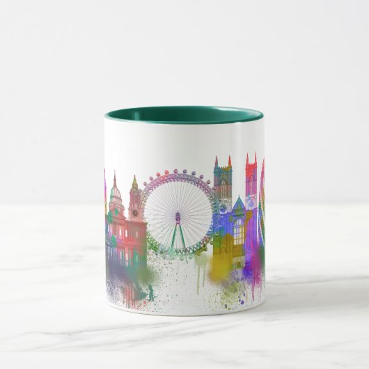 London Skyline - Rainbow Tasse (Zentrum)