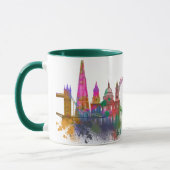 London Skyline - Rainbow Tasse (Links)