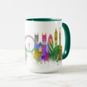 London Skyline - Rainbow Tasse (VorderseiteRechts)