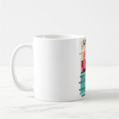 London Skyline Reiseplakat. Kaffeetasse (Links)