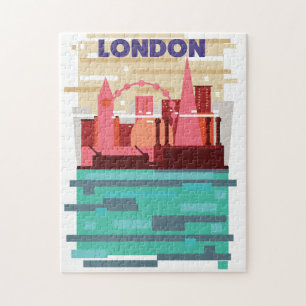 London Skyline-Reiseposter. Puzzle