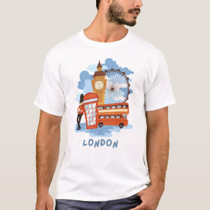 London Skyline Retro City Pride T-Shirt
