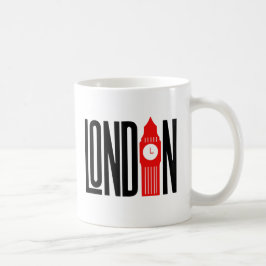 London Skyline Retro City Prix Design Kaffeetasse