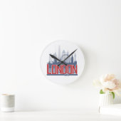 London Skyline Runde Wanduhr (Zuhause)