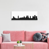 London Skyline Silhouette Cityscape Leinwanddruck (Insitu (Wohnzimmer))