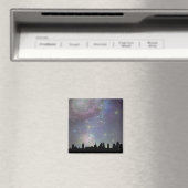 London Skyline Silhouette Cityscape Magnet (In Situ (Geschirrspüler))