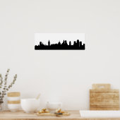 London Skyline Silhouette Cityscape Poster (Küche)