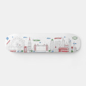 London Skyline Skateboard (Horizontal)