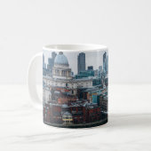 London Skyline: St. Paul's Aerial View Kaffeetasse (Vorderseite Links)