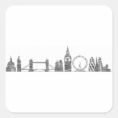London Skyline Stickers (Vorderseite)