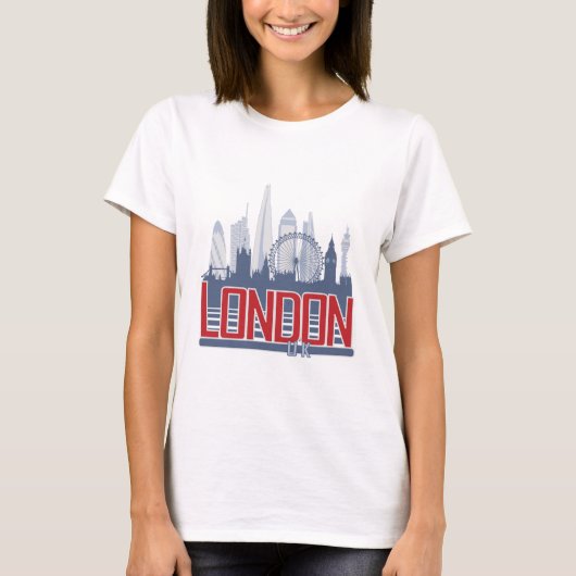 London-Skyline T-Shirt (Vorderseite)