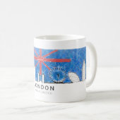 London Skyline Tasse (VorderseiteRechts)