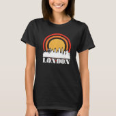 London Skyline Tower Bridge und Big Ben in Westmin T-Shirt (Vorderseite)