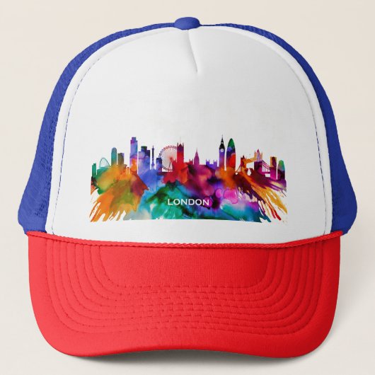 London Skyline Truckerkappe (Vorderseite)