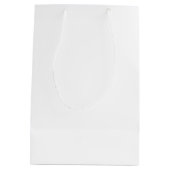 London Skyline Union Jack Flag Mittlere Geschenkta Geschenktüte (Rückseite)