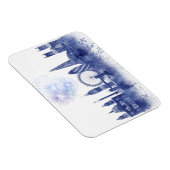 London Skyline - Watercolor Blue Magnet (Rechte Seite)