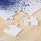 London Skyline - Watercolor Blue Puzzle (Seite)