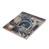 London Small (4,25" x 4,25") Keramik Foto Tile Fliese (Seite)