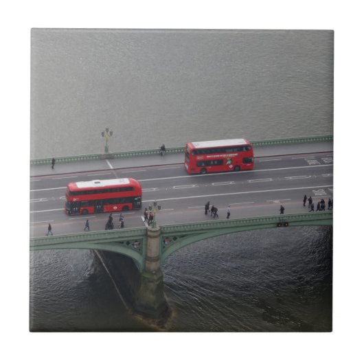 London Small (4,25" x 4,25") Keramik Foto Tile Fliese (Vorderseite)