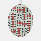 London, Soldaten, nahtlos Ornament Aus Glas (Vorderseite Rechts)