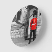 London Soldier Parade Runde Wanduhr (Winkel)