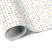 London-Sonderlinge Wordsearch Geschenkpapier (Rolleneckpunkt)