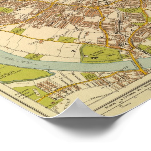 London Southwest Poster (Ecke)