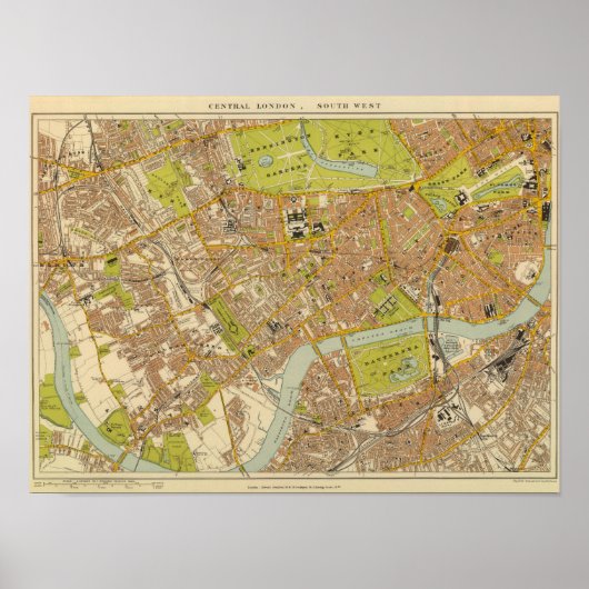 London Southwest Poster (Vorne)