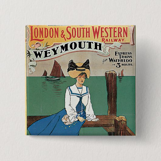 London & Southwest ~ Weymouth Button (Vorderseite)