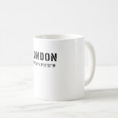 London Souvenir City Kaffeetasse (VorderseiteRechts)