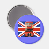 London Souvenir Kühlschrankmagnet (Vorderseite/Rückseite)