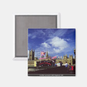 London Souvenir Stall, England, Großbritannien Magnet (Vorderseite/Rückseite)