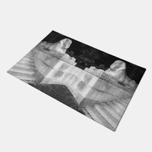 London-Sphinx Fußmatte (Schrägansicht)