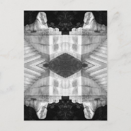 London-Sphinx Postkarte (Vorderseite)