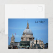 London - St. Paul's Cathedral Feiertagspostkarte (Vorne/Hinten)