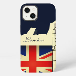 London Stadt Big Ben Großbritannien Flagge iPhone 13 Hülle