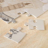 London-Stadt-Gekritzel-Kunst Puzzle (Seite)