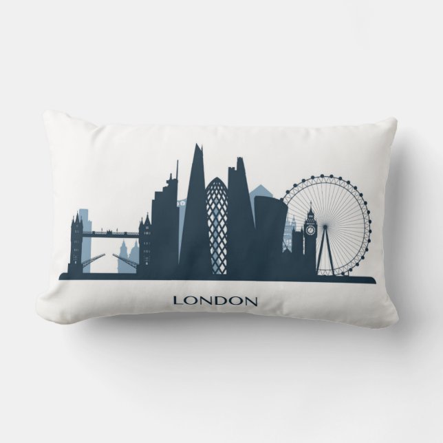 London-Stadt-Skyline Lendenkissen (Vorderseite)